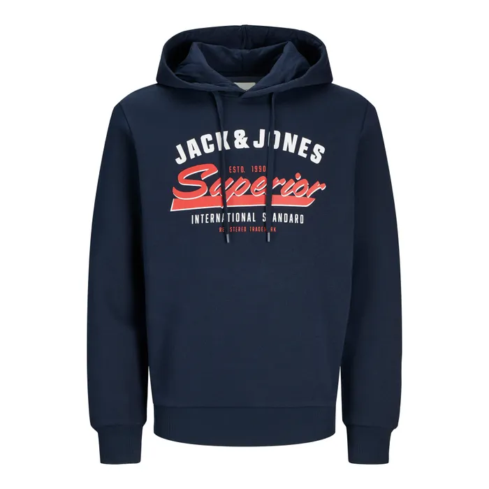 Jack & Jones Logo Hoodie Heren