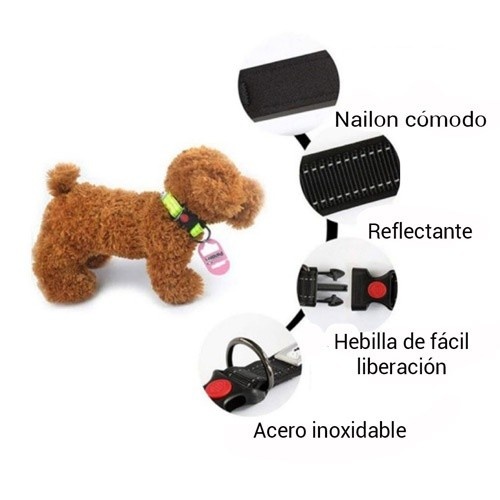 Coleira para cães MyPetCare, vermelha