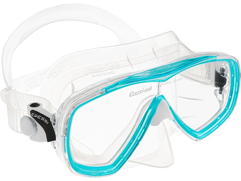 CRESSI Tauchmaske Estrella Clear/Aquamarine Schwimmmaske