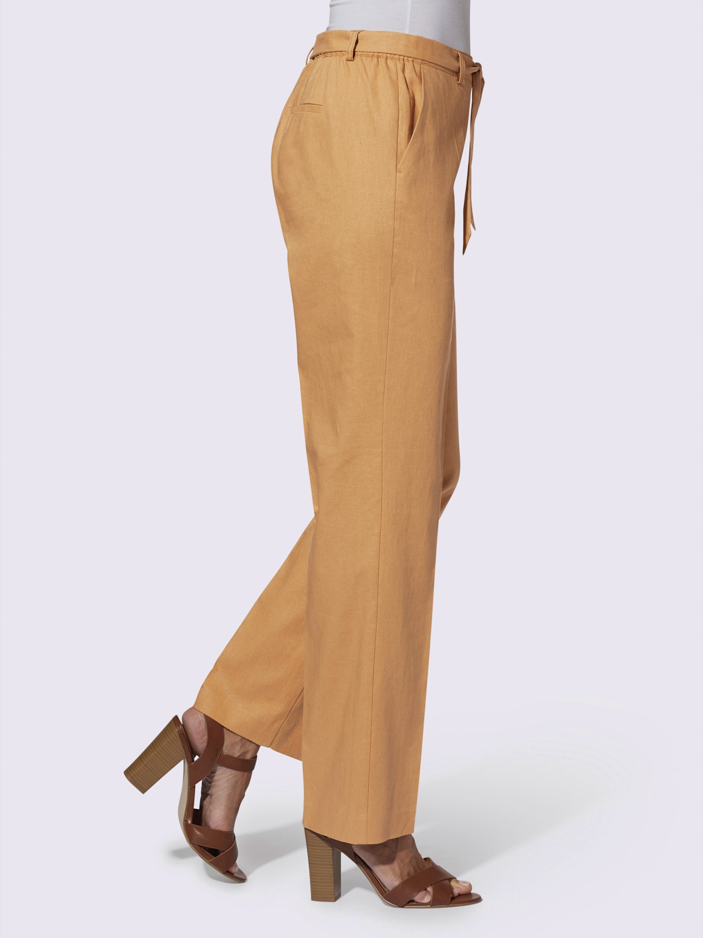 Pantalon 55% lin