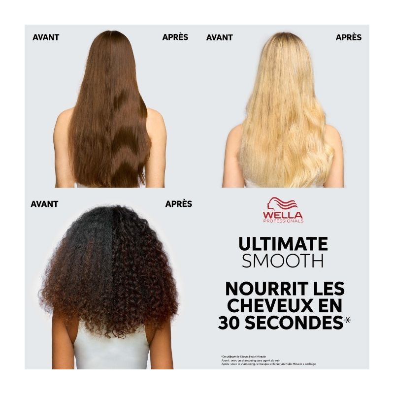 Shampoing nourrissant Ultimate Smooth Wella 100ml