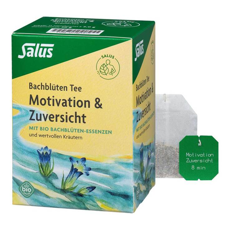 Bachblüten Tee Motivation & Zuversicht Bio Salus, 15 St
