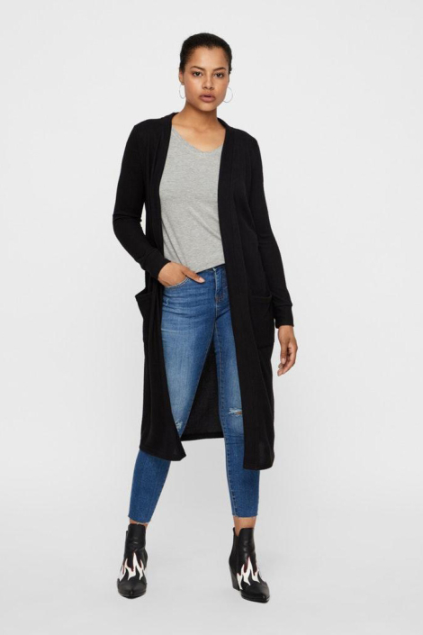Noisy may zwarte dames vest