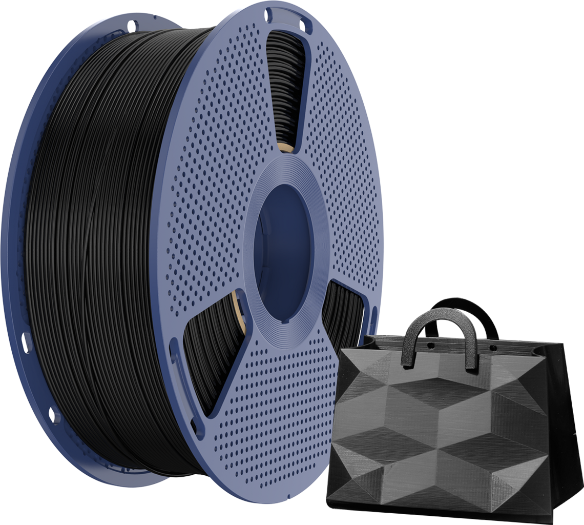 SUNLU  TPU-Silk Black, 1,75 mm / 1000 g    Flexibles TPU Filament mit seidigem Finish
