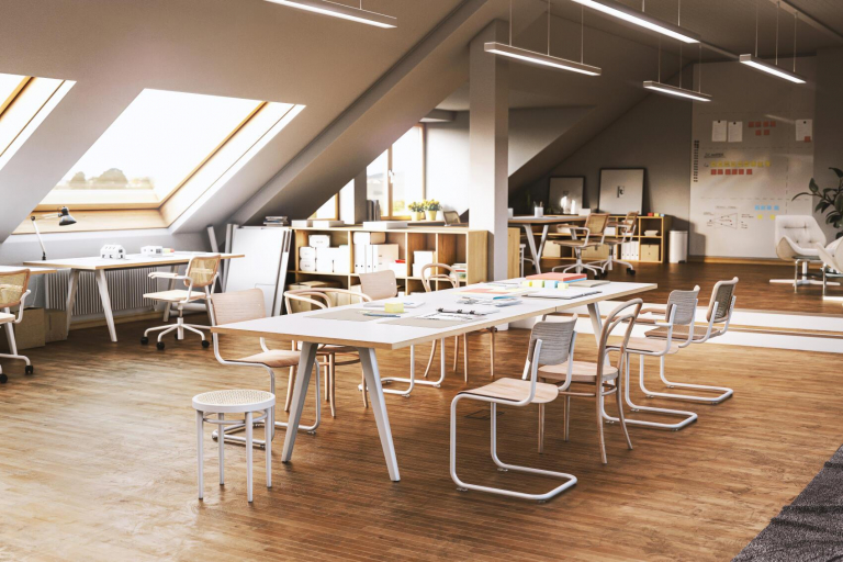 Thonet 214 RH kruk zwart/naturel