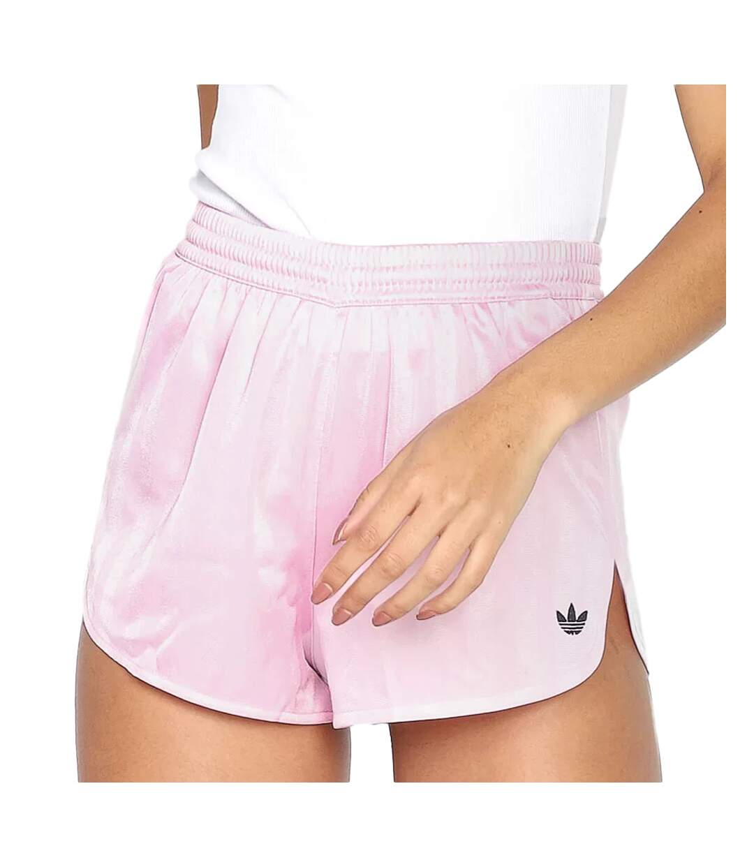 Short Rose Femme Adidas STRIPED