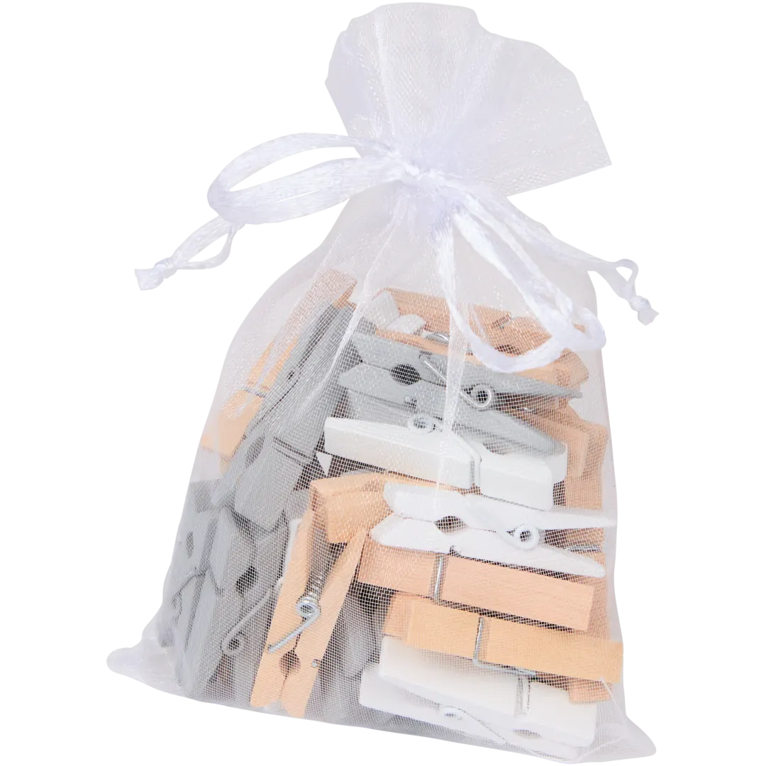 Pinces ou boutons en bois Hobby Flora