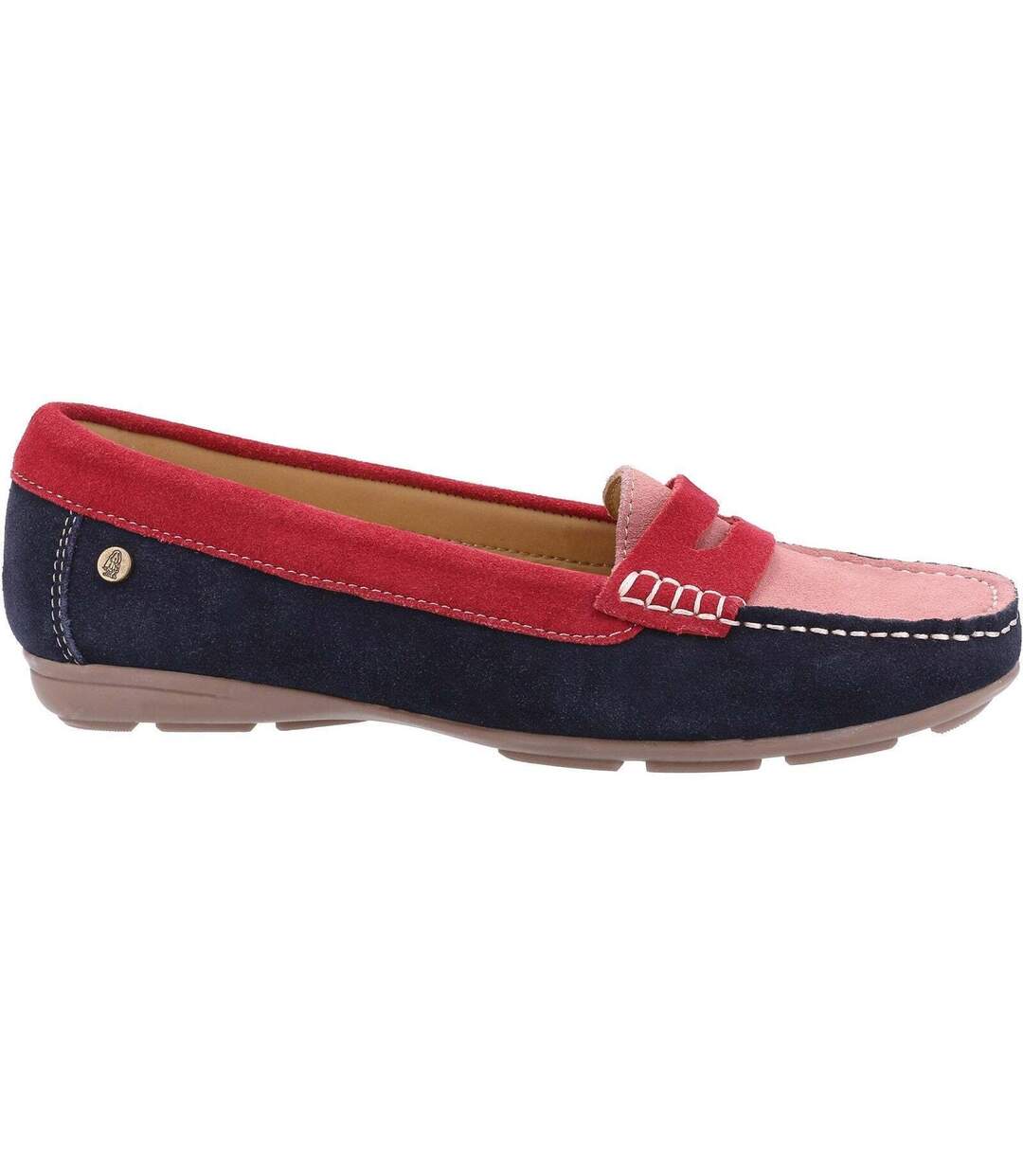 Hush Puppies - Mocassins MARGOT - Femme (Rouge / Rose / Bleu marine) - UTFS8898