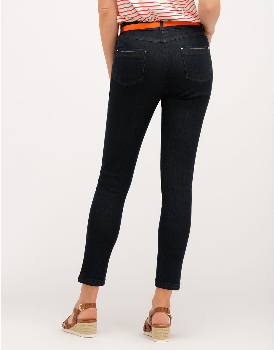 Pantalon slim jean bleu