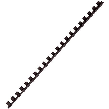 Baguette reliure anneaux plastique PAVO 10 mm - Boite de 25