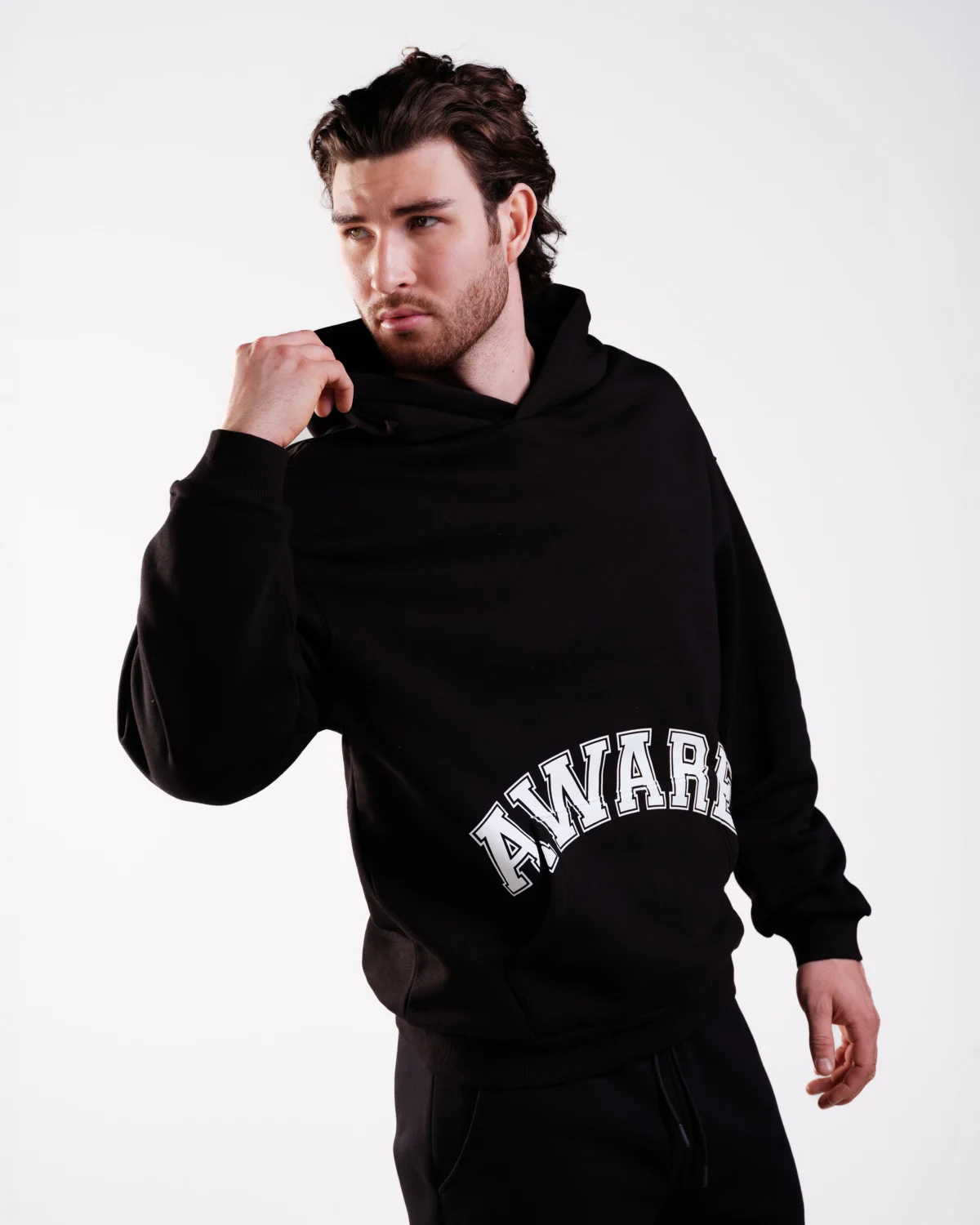 AWARE Oversize Hoodie Black