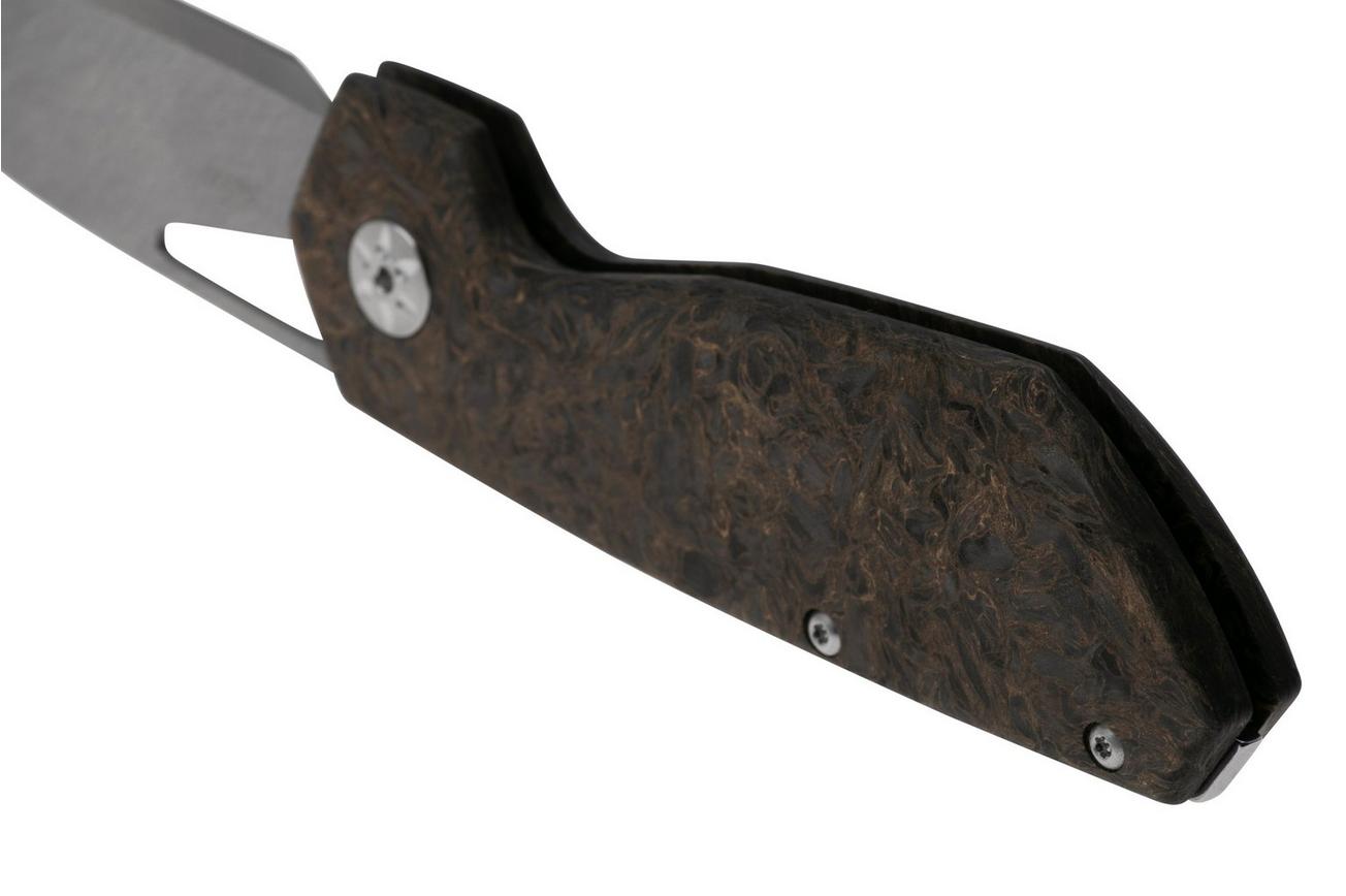 Maserin W1, 373-WTG, Tungsten, Gold Fatcarbon, zakmes, Atillio Morotti design
