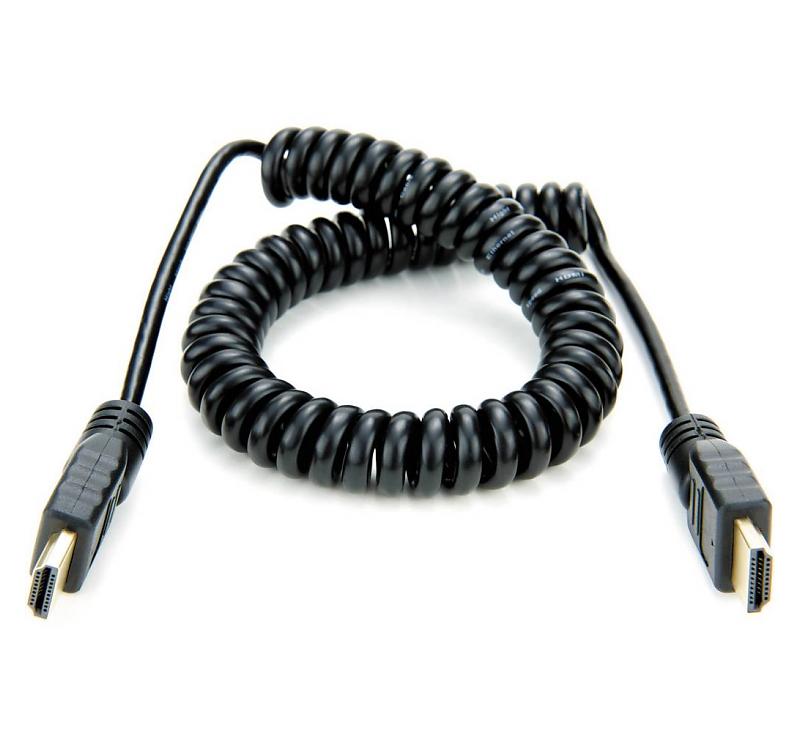 Atomos krulsnoer HDMI kabel 50-65 cm