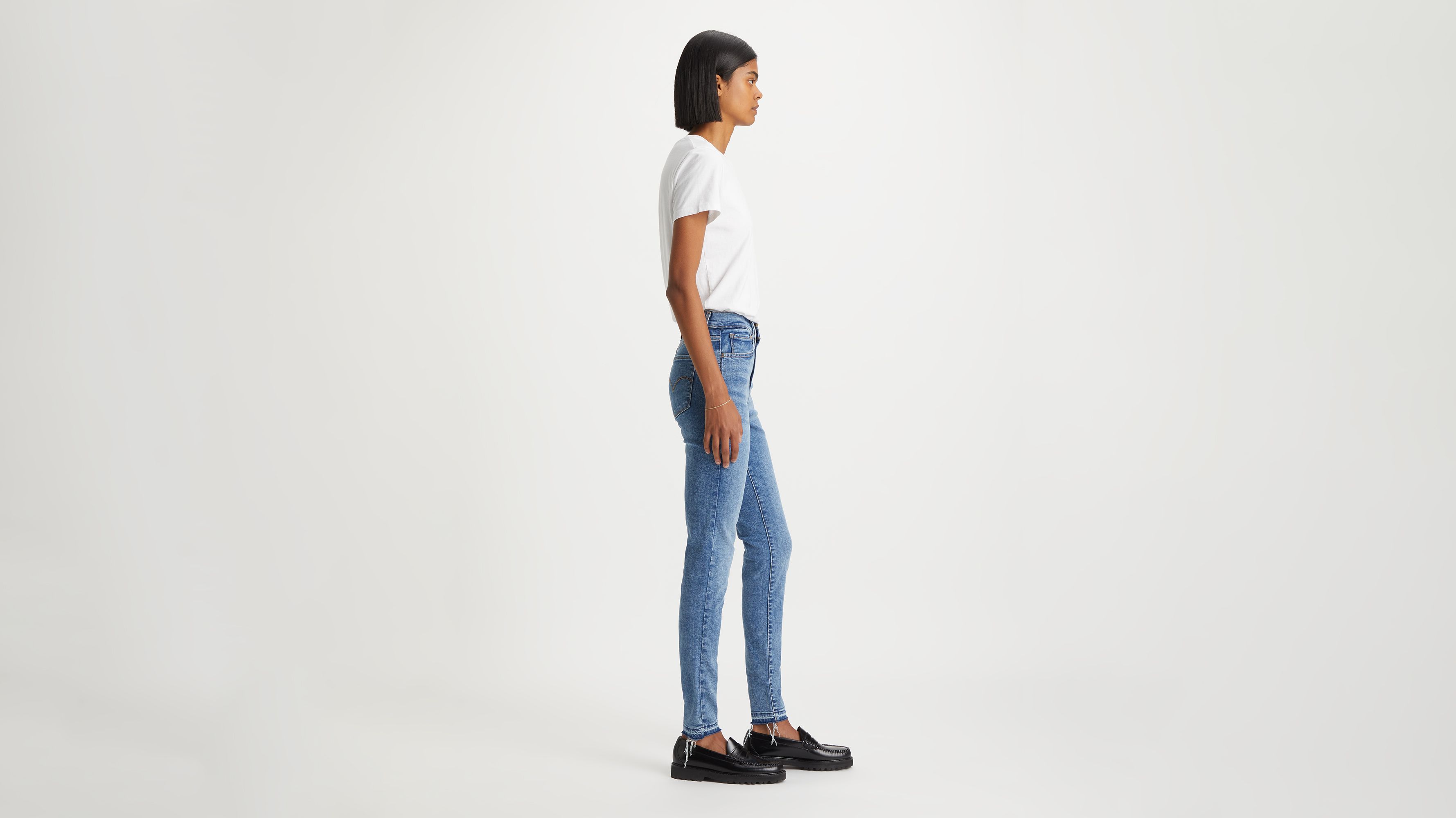 Jean 720™ Taille Haute Super Skinny - Indigo Worn In - Bleu