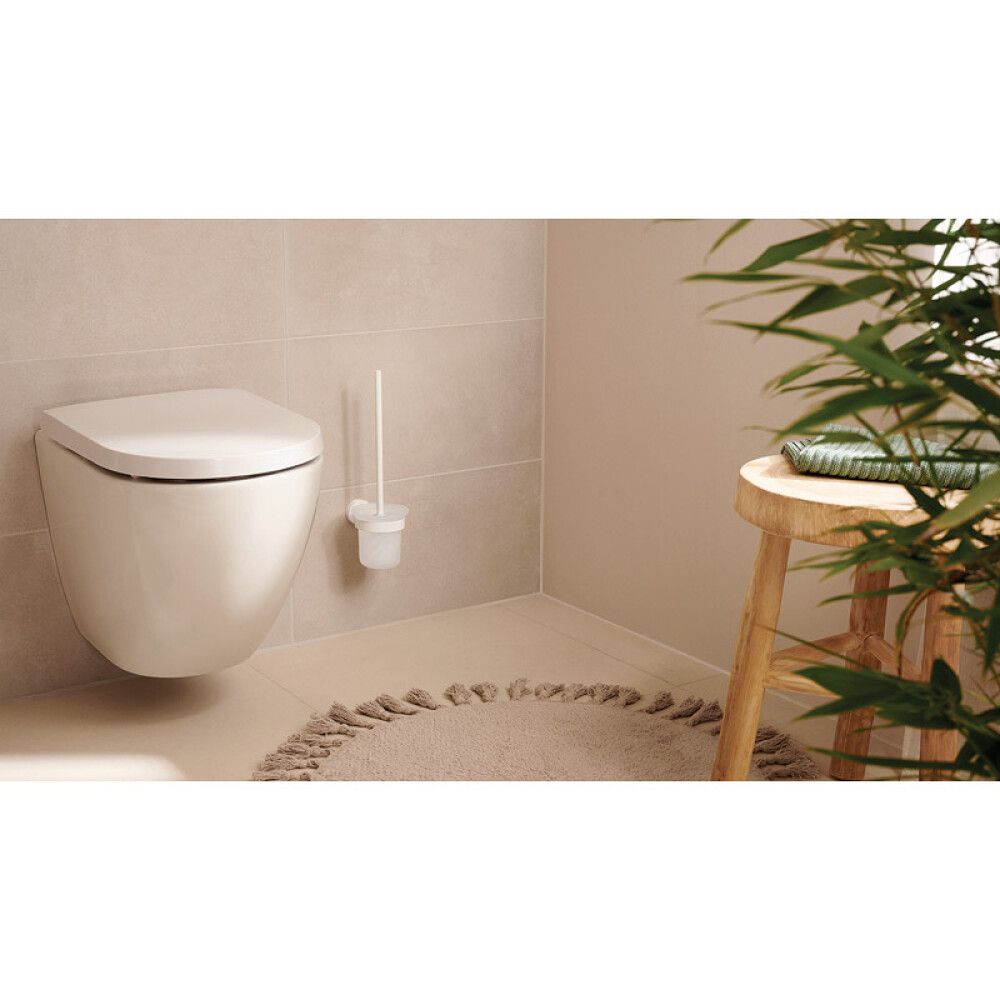 TOALETTBØRSTE TESA MOON WHITE