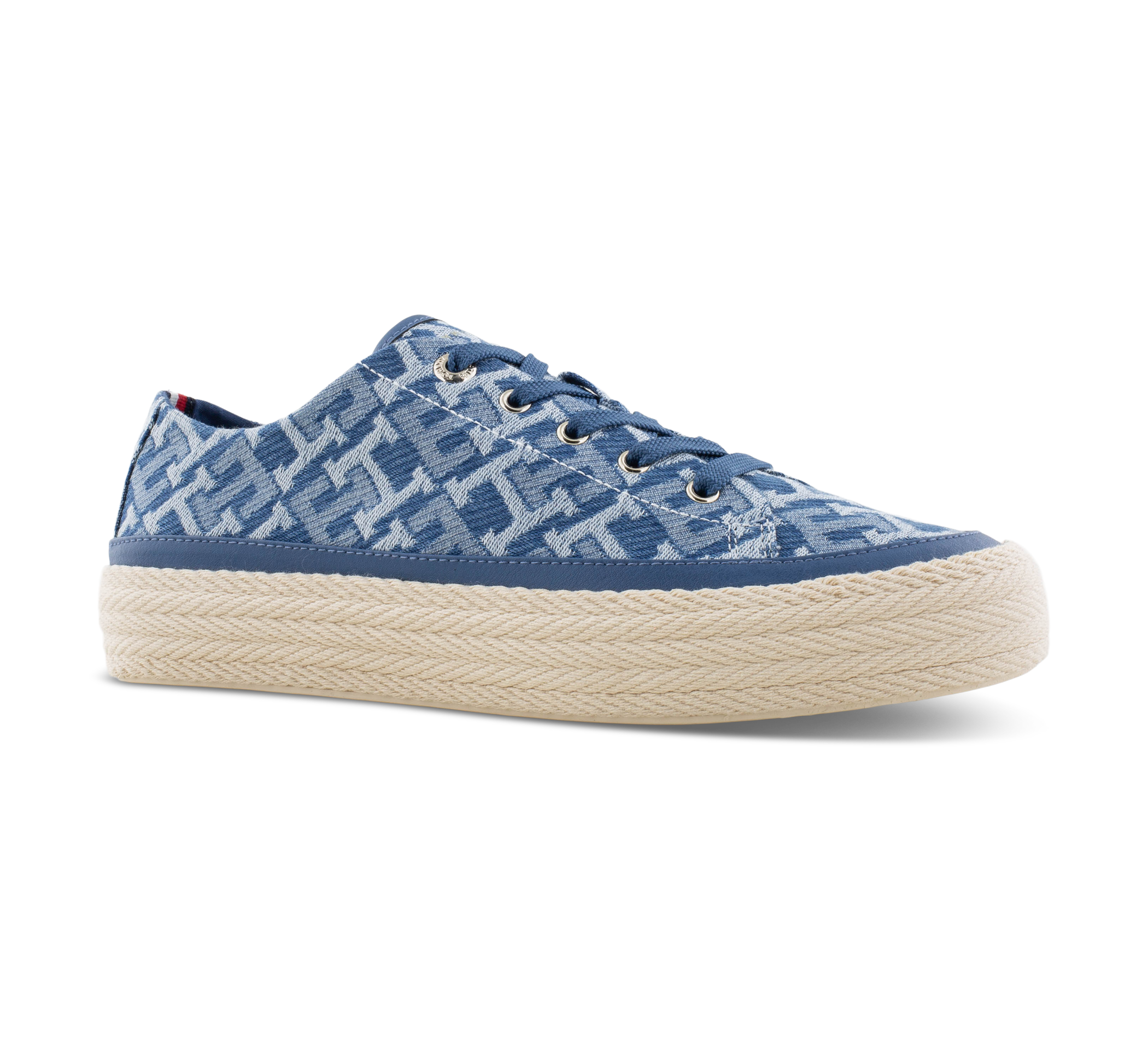 Tommy Hilfiger Vulc Rope Monogram Denim - Sneaker low