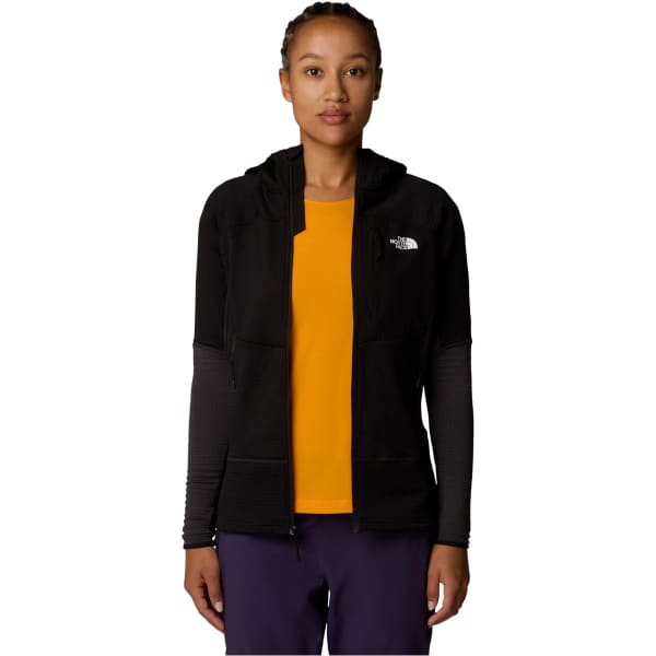 Veste polaire ski rando THE NORTH FACE W STORMGAP POWERGRID HOODIE TNF BLACK-ASPHALT GREY