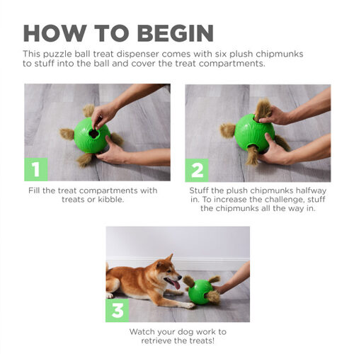 Nina Ottosson Dog Snuffle N' Treat Ball