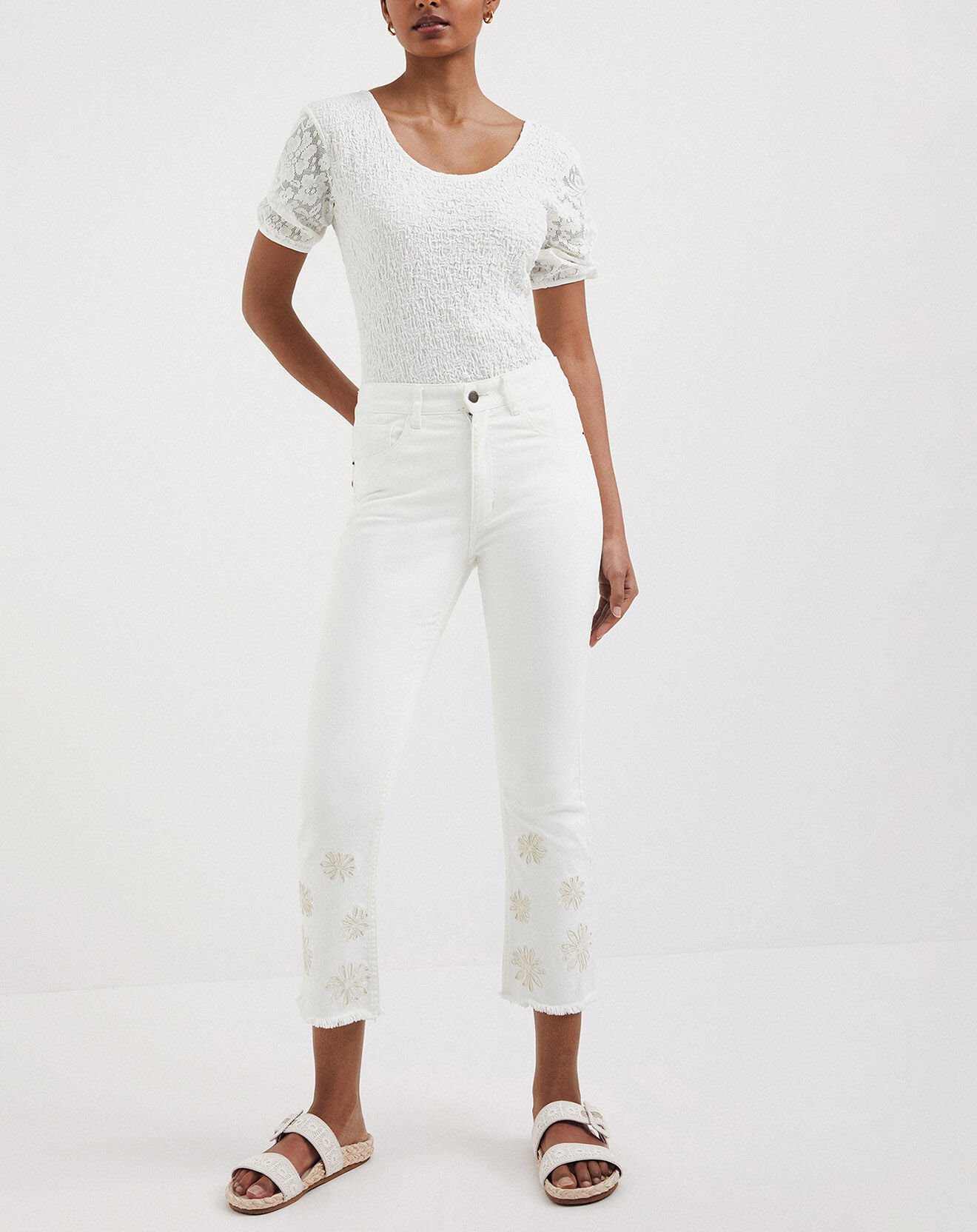 Desigual Top Cleo blanc