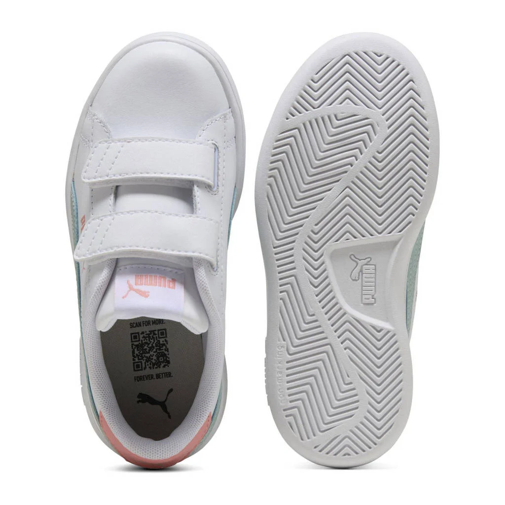 Puma Smash 3.0 L Vsneakers wit/mintgroen/roze