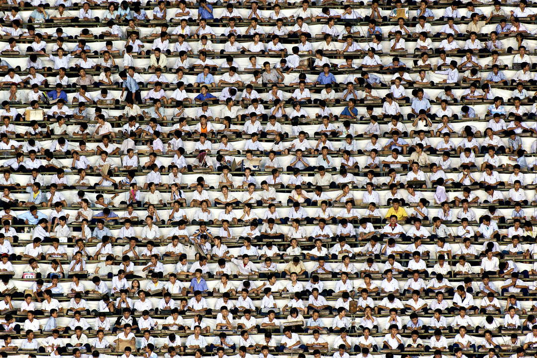 Mass Games Pyongyang #01 by Werner Kranwetvogel - Limited Edition. Edition of: 100. Signed.