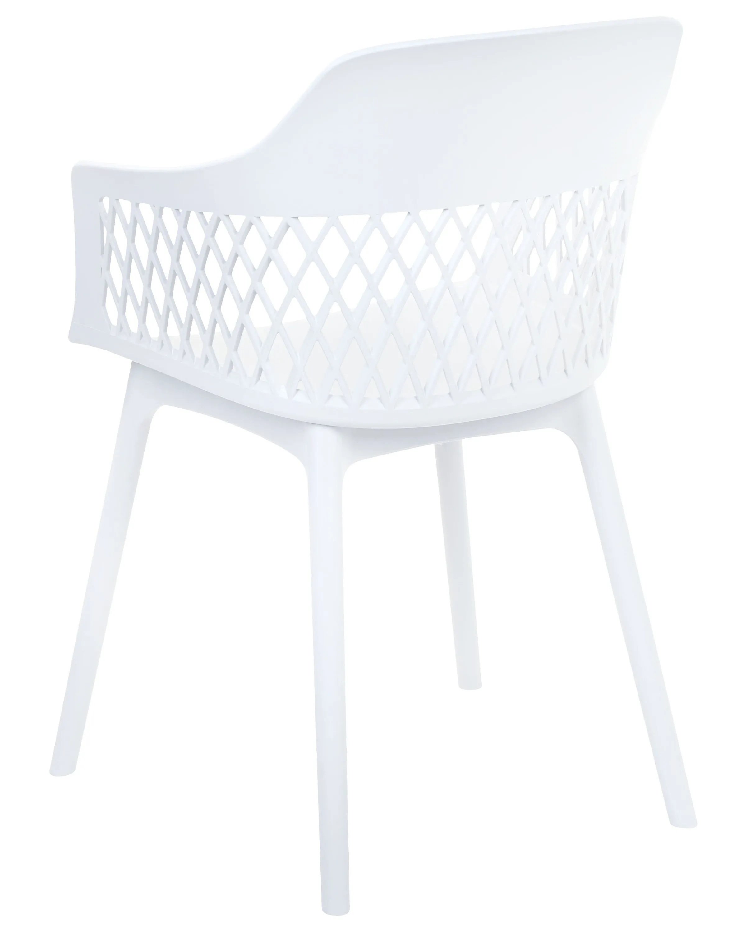 Set van 2 eetkamerstoelen ALMIRA Wit