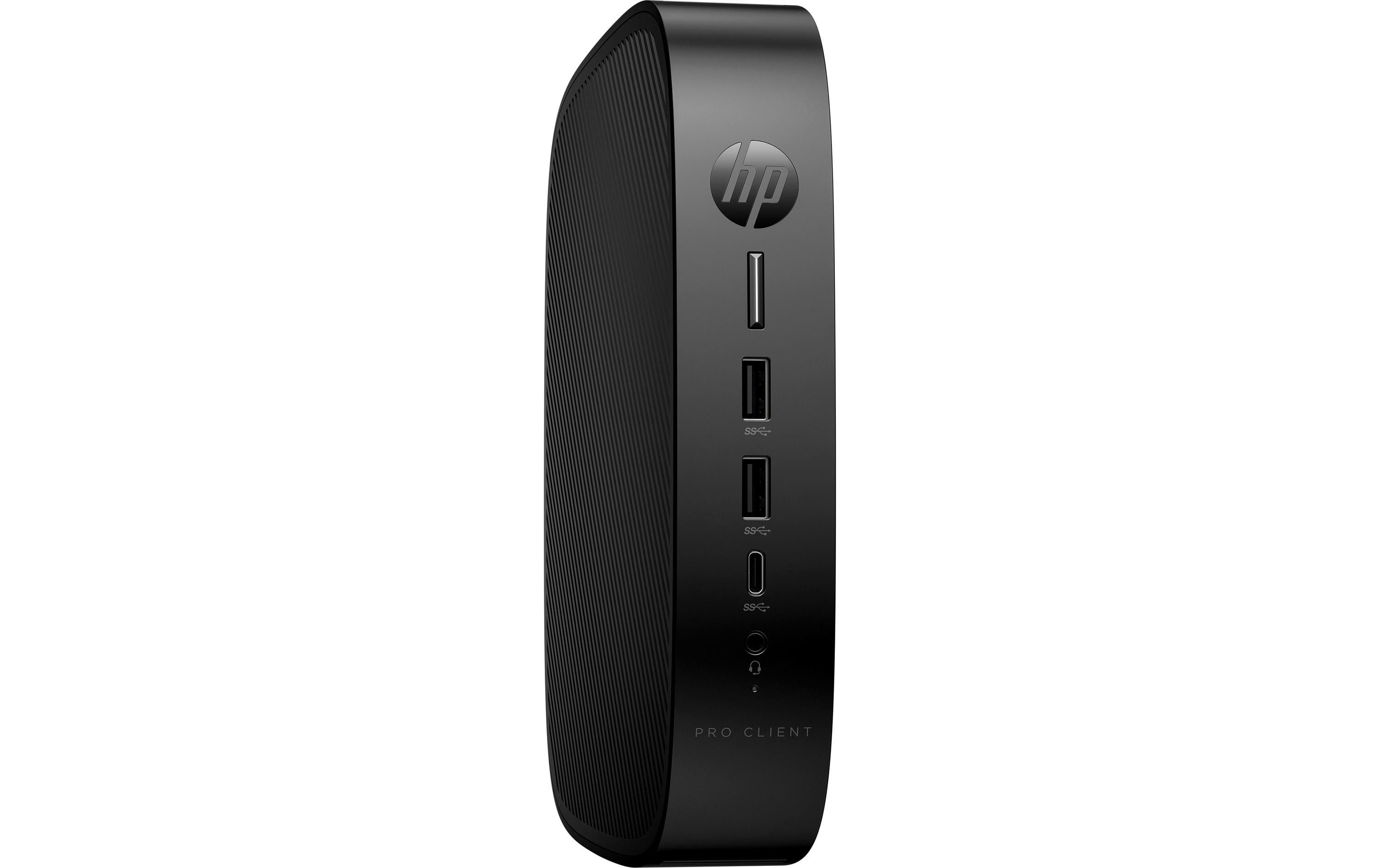 Thin Client t550 5H0M7EA Intel Celeron J6412<br>Thin-Client im winzigen USFF-Gehäuse für virtuelle Desktop-Lösungen mit vielen Sicherheitsfeatures