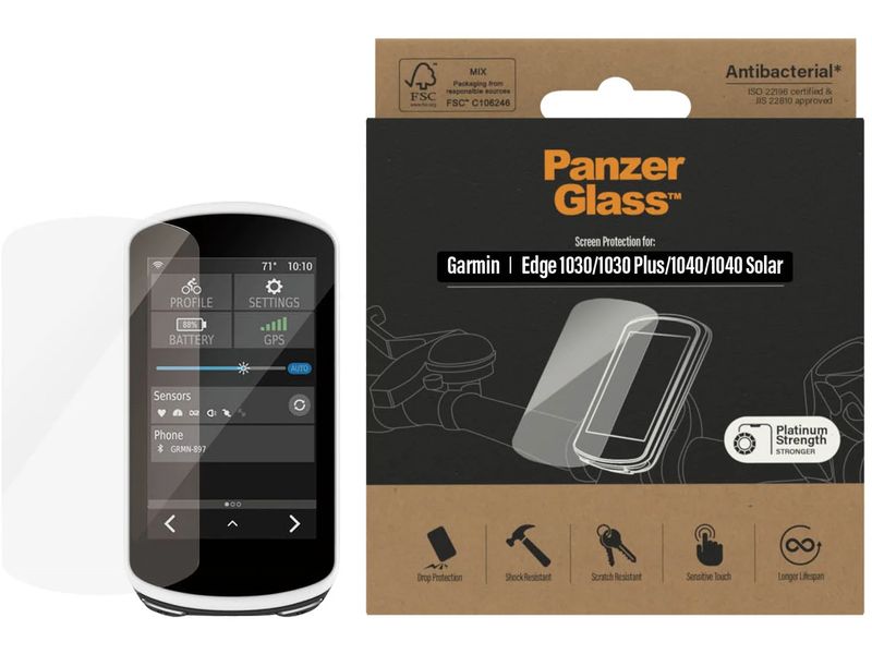 Panzerglass Displayschutz Anti-Glare für Garmin Edge 1030/1 Displayschutz für Garmin Edge 1030/1040