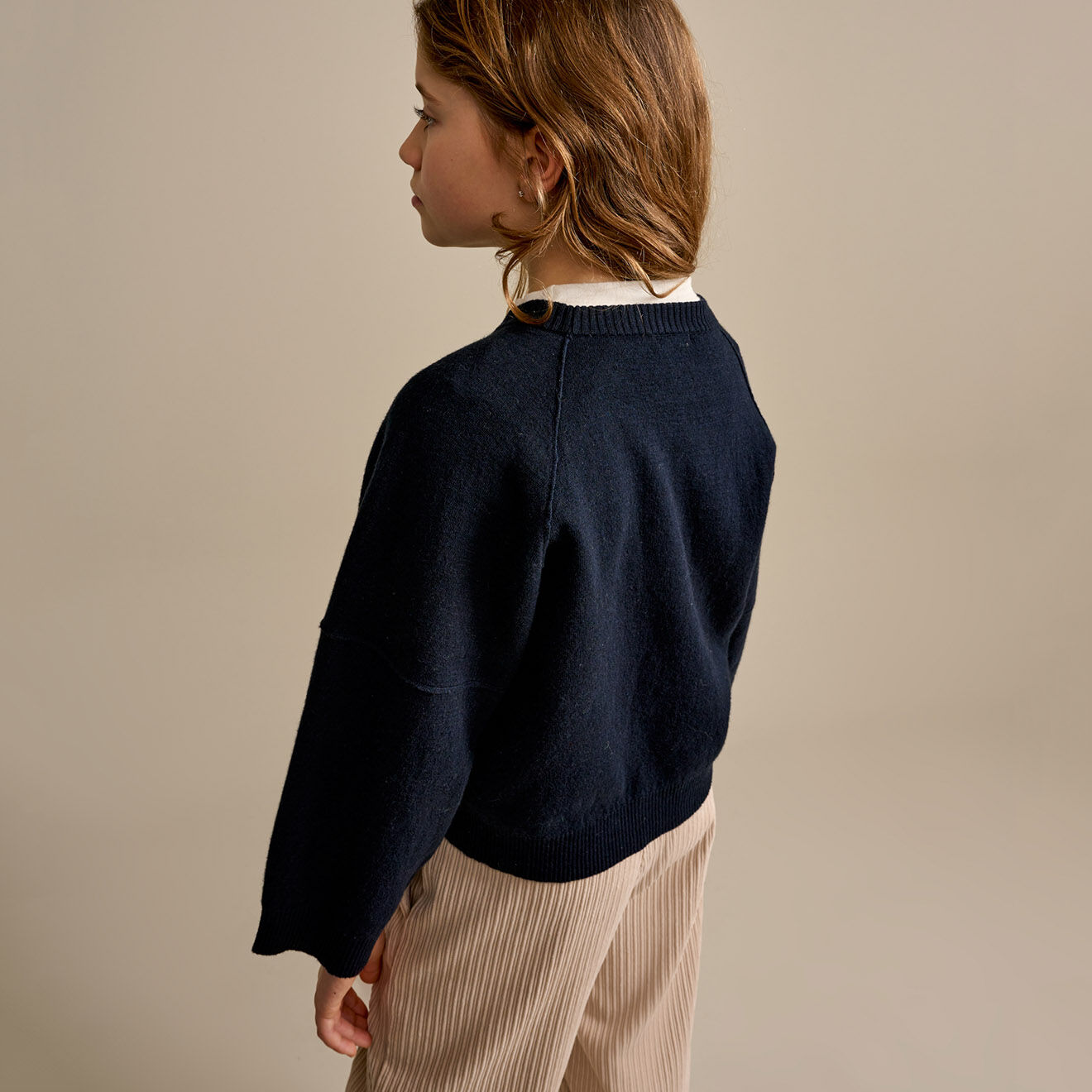 Bellerose Pull sweat en Coton & Laine mélangés Goumca marine
