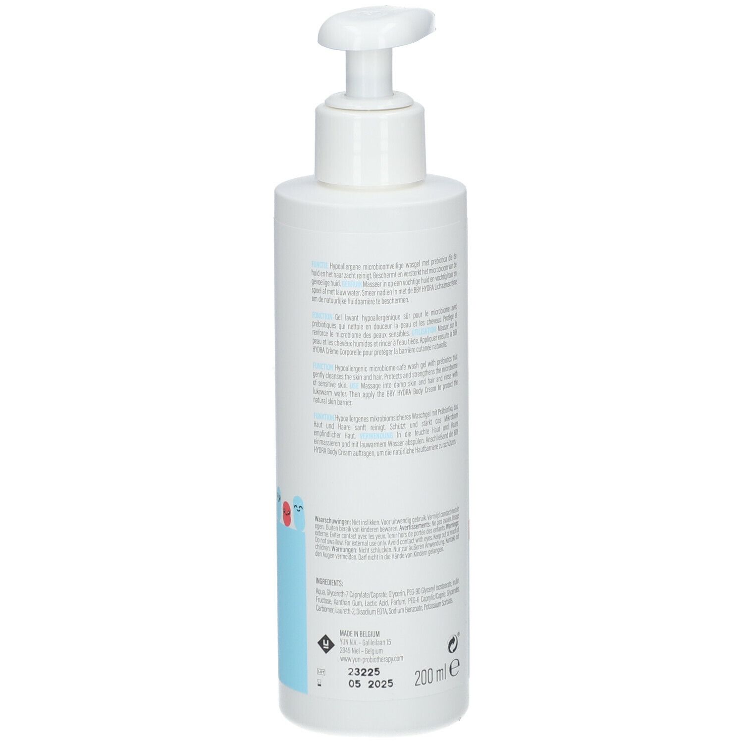 YUN BBY Prebiotic Körper & Haar Waschgel