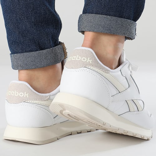 Baskets Femme Classic Leather 100069451 Chalk Vintage Chalk Stucco