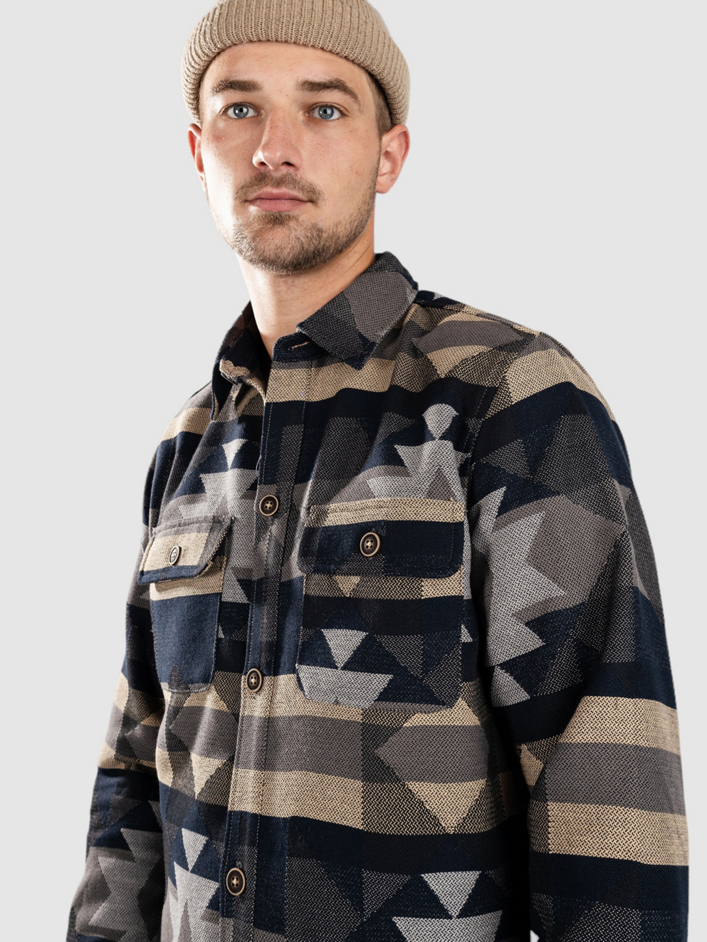 Anerkjendt Akoscar Big Size Inka Shirt sky captain