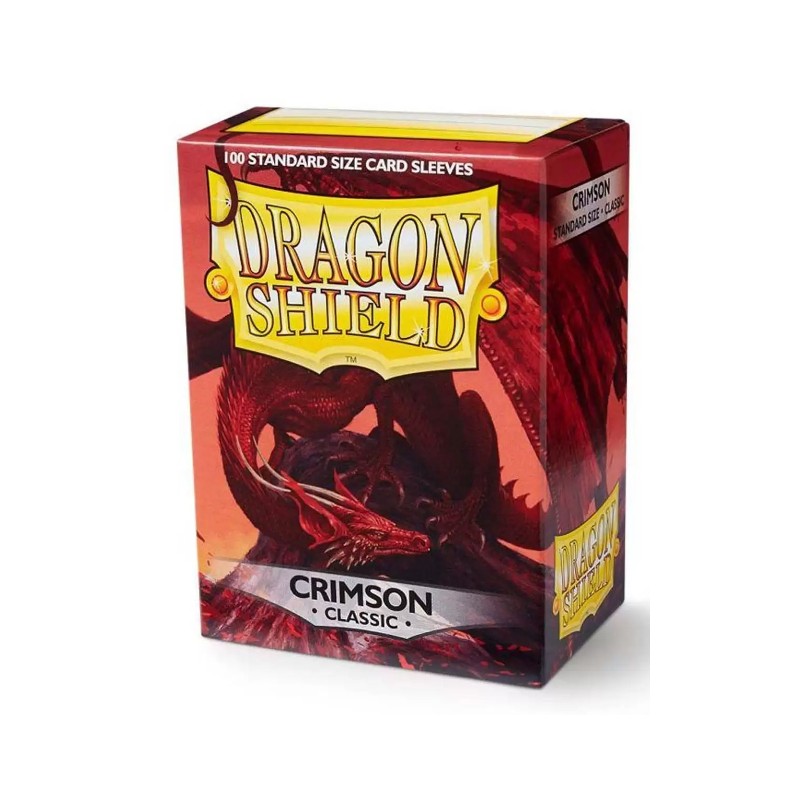 Dragon Shield - Standard Sleeves - Crimson (x100)