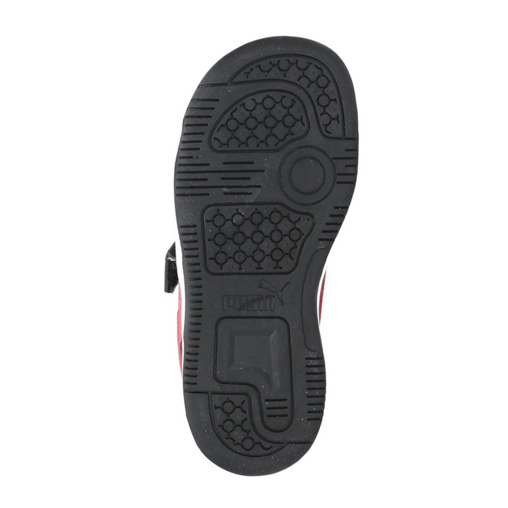 Puma Rebound V6 Lo AC+ Infsneakers wit/rood/zwart