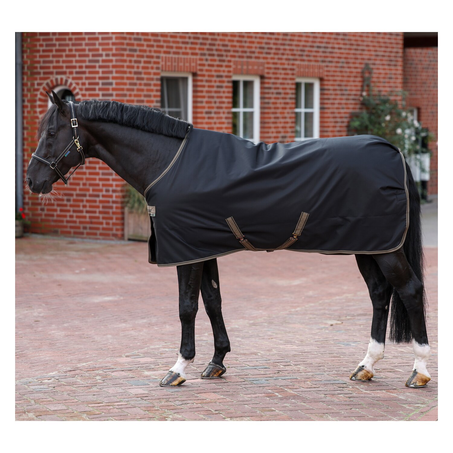 Bucas Stalldecke Freedom - schwarz/taupe