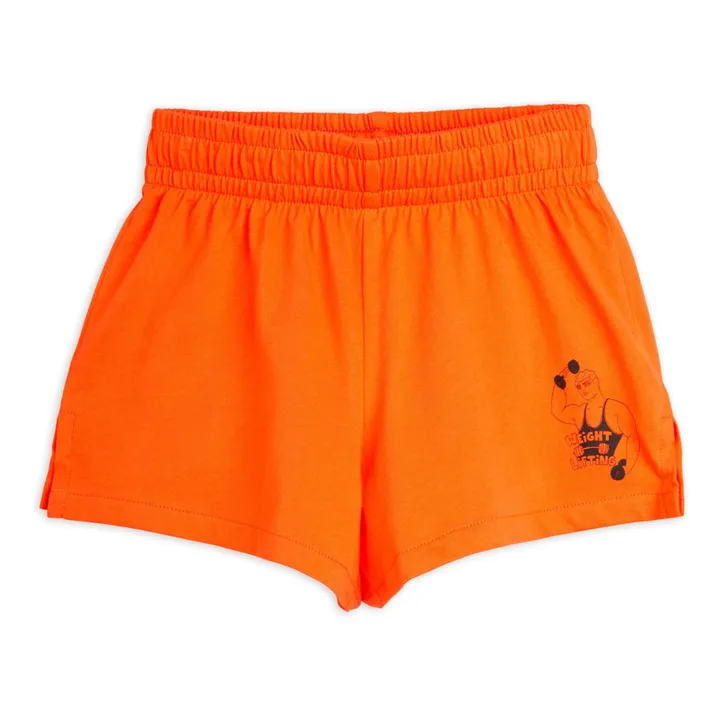 Mini Rodini Short Bodybuilder Coton Bio | Rouge