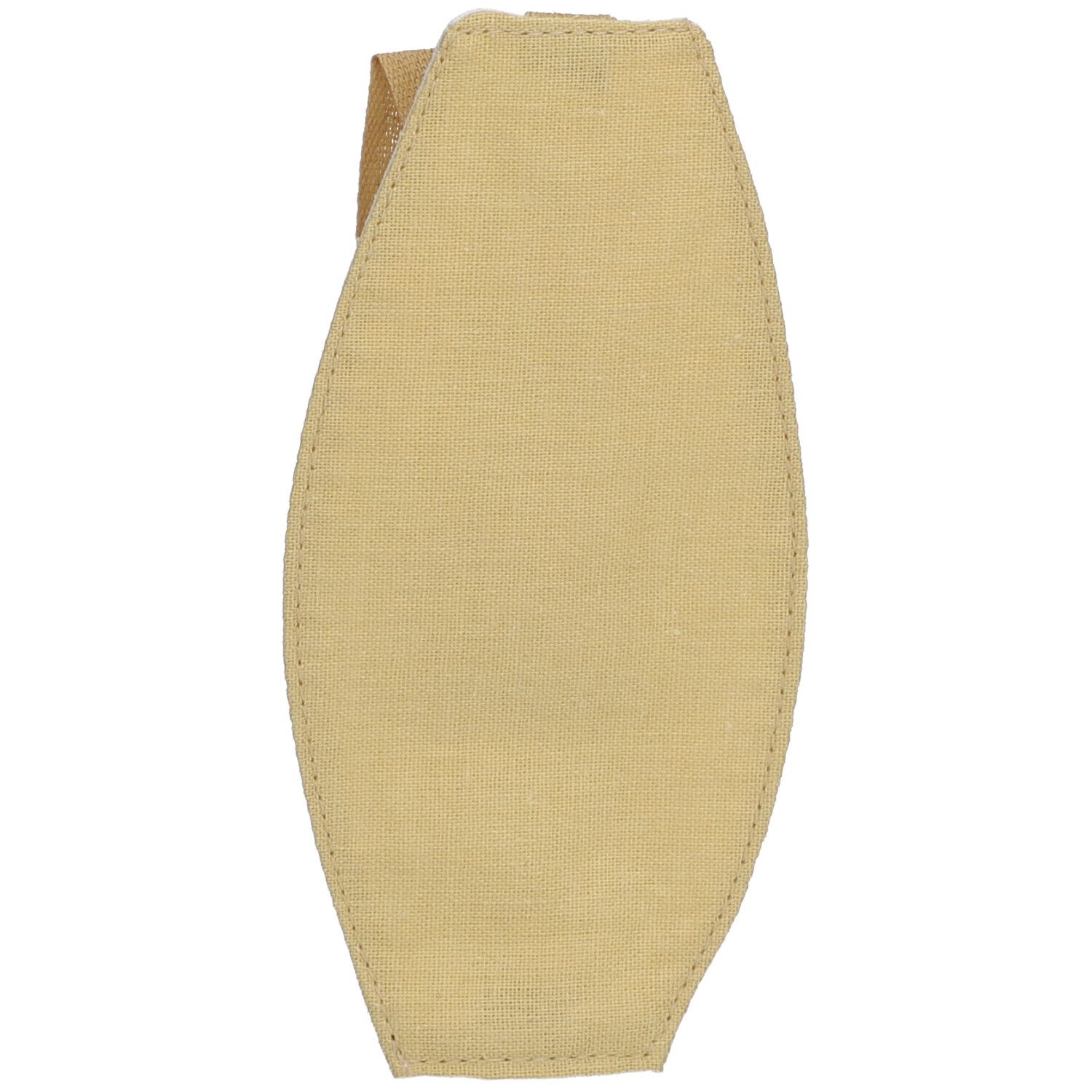 Augenbinde oval mit Bindeband sandfarben
