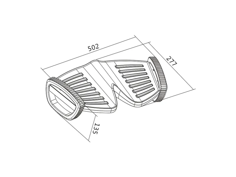 LogiLink EO0006, Sort, 10 kg, 502 mm, 277 mm, 135 mm