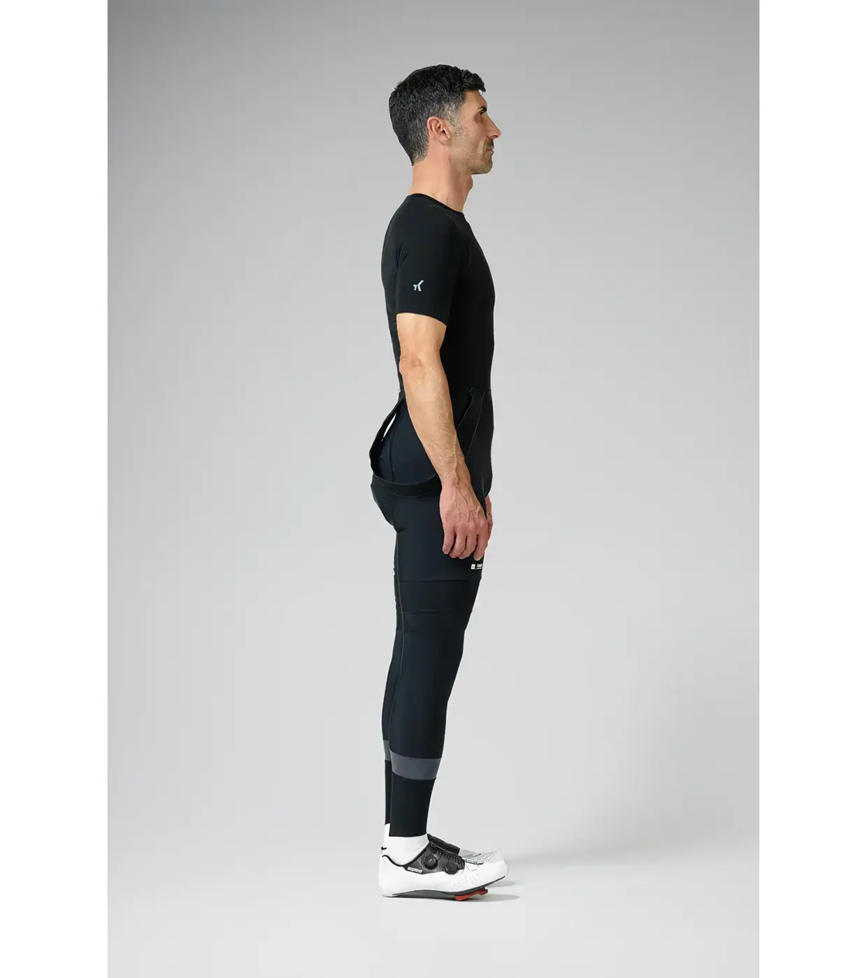 Gobik Merino Winter Ondershirt Korte Mouwen Zwart Heren
