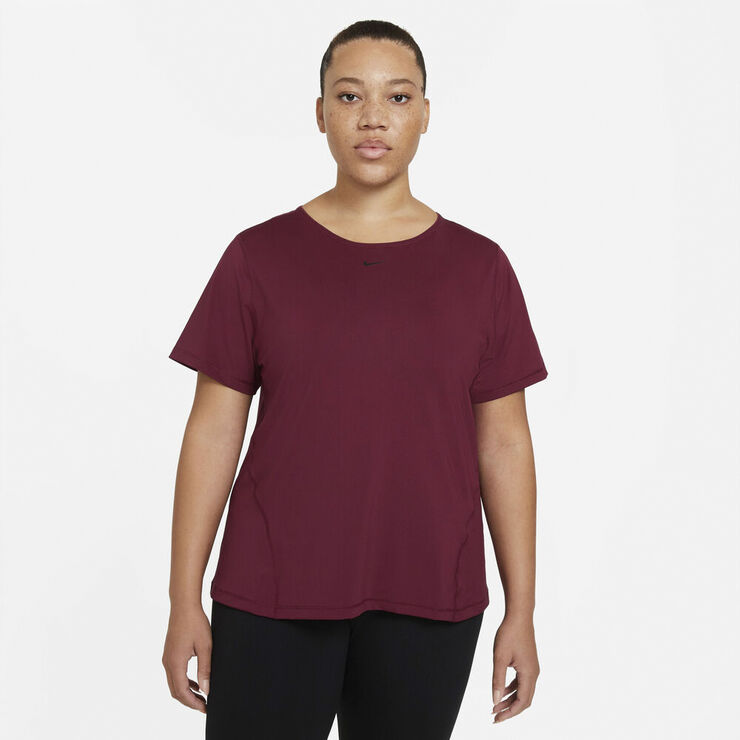 Nike Pro Mesh T Shirt Rød