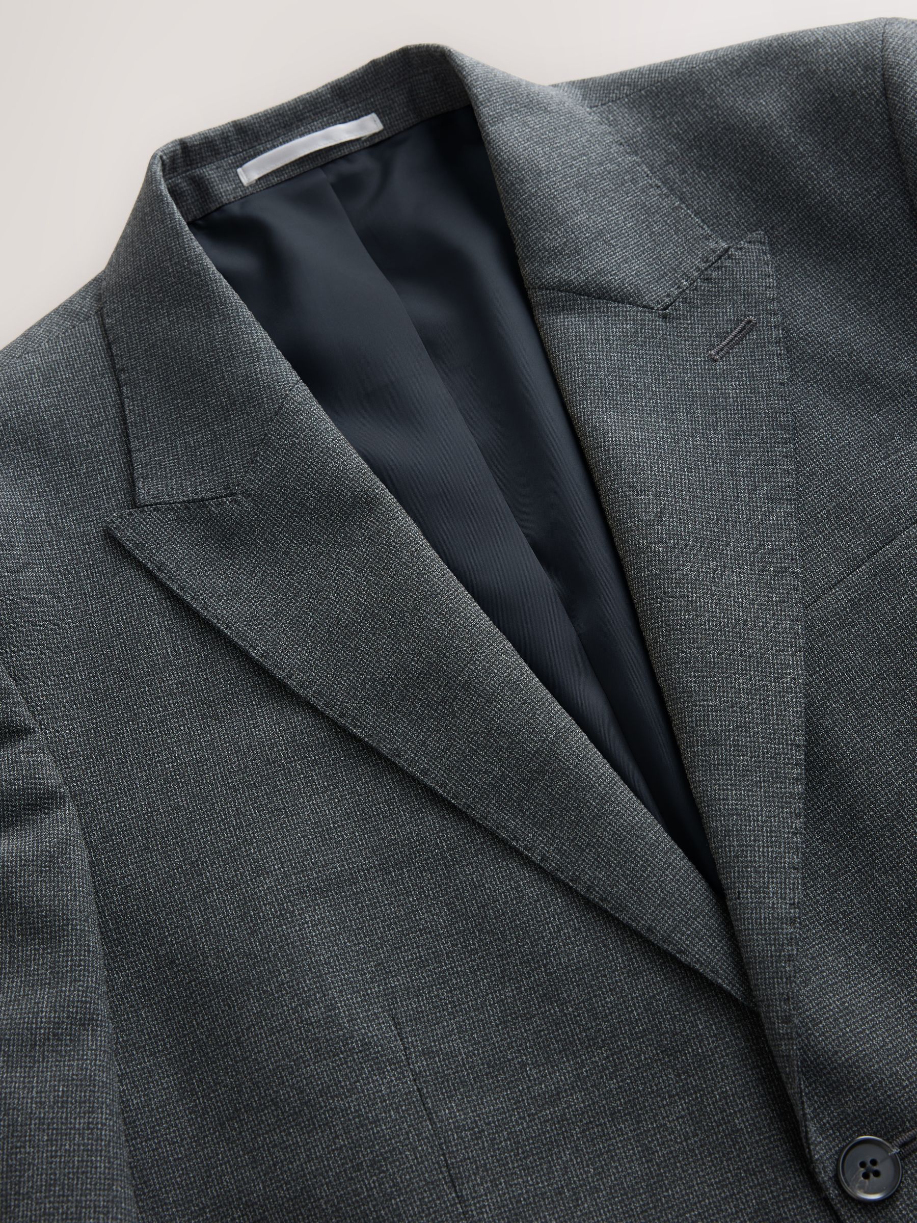 Grijs - Texture Motionflex Stretch Suit Jacket
