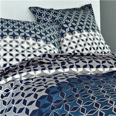 Linge de lit micro-motifs - BECQUET CRÉATION