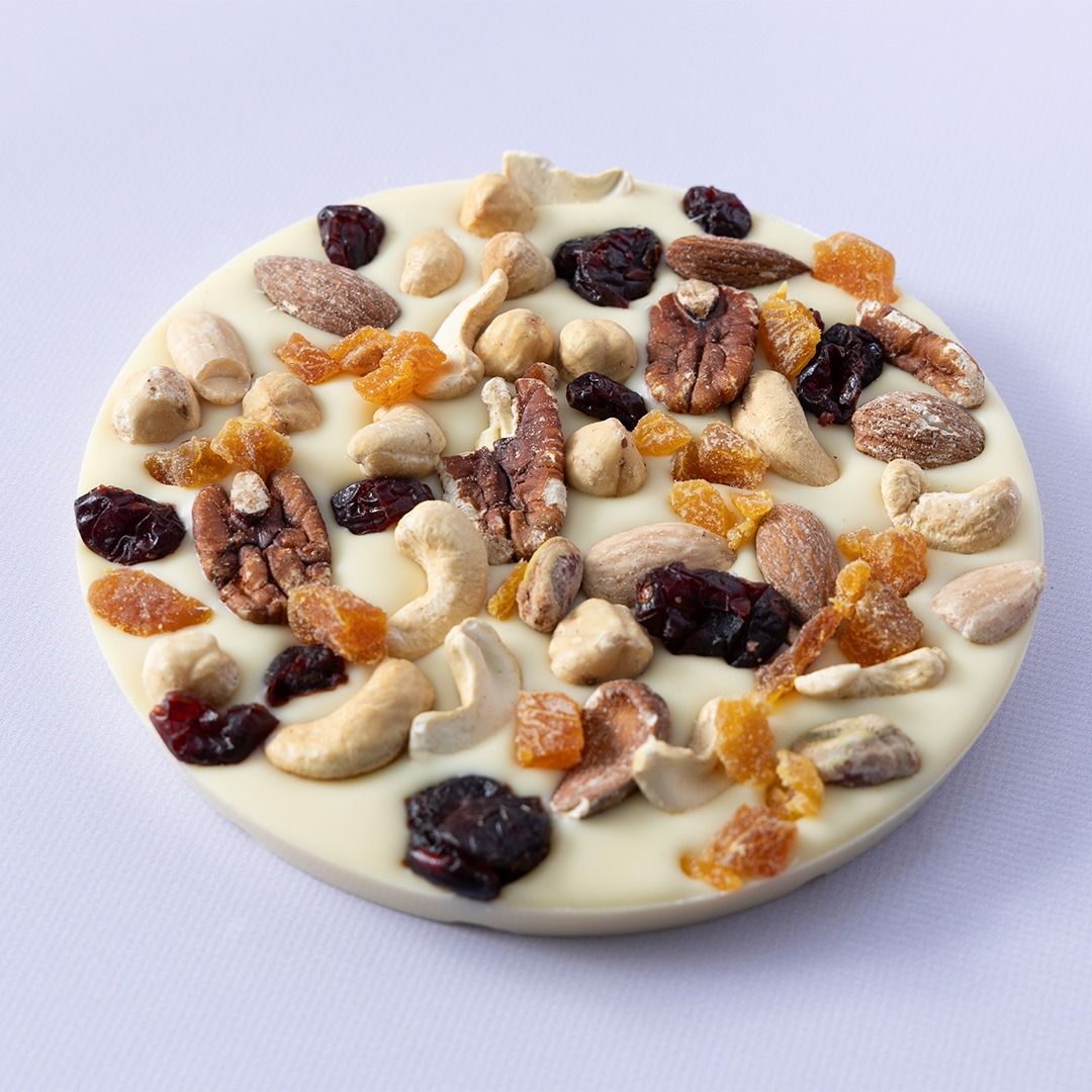 Choco rondo wit noten/fruit 200 gram