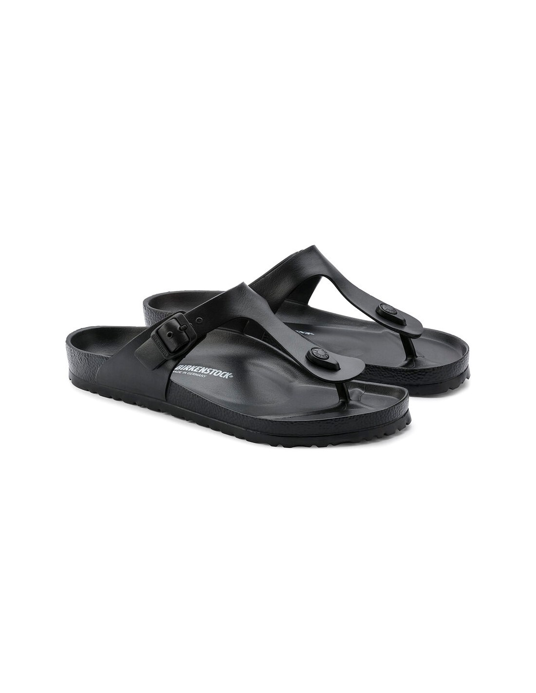 birkenstock mules homme gizeh eva caoutchouc noir