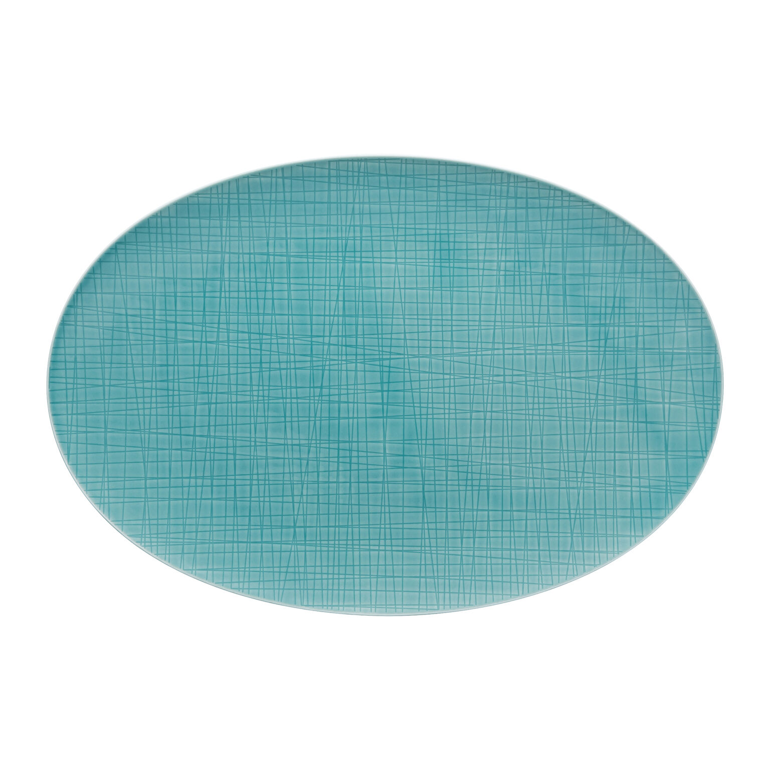 Mesh Colours Aqua Platte 38 cm
