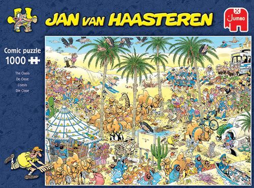 Jan van Haasteren - De Oase - 1000 stukjes puzzel - Legpuzzel