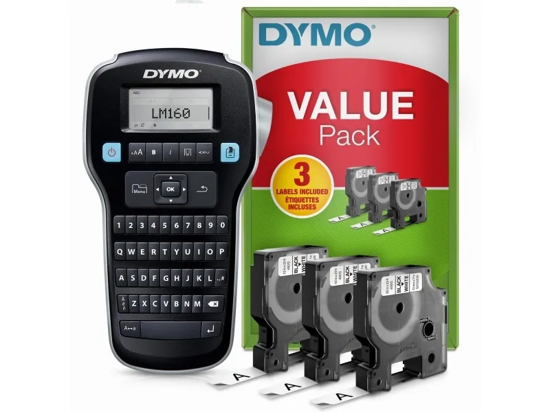 DYMO LabelManager 160 labelprinter (  3 farvebånd)