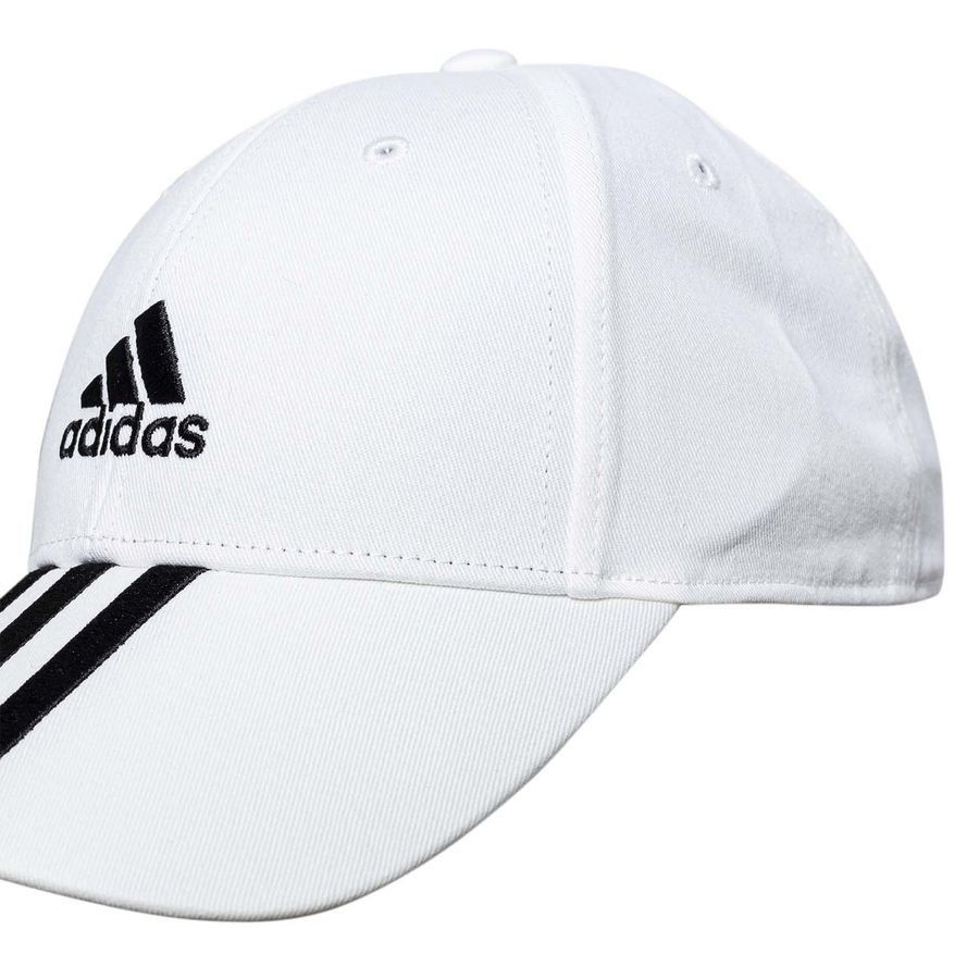 adidas Baseball Casquette 3-Stripes - Blanc/Noir