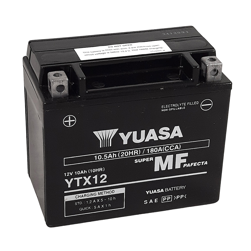 Yuasa - Batterie YTX12-BS SLA AGM