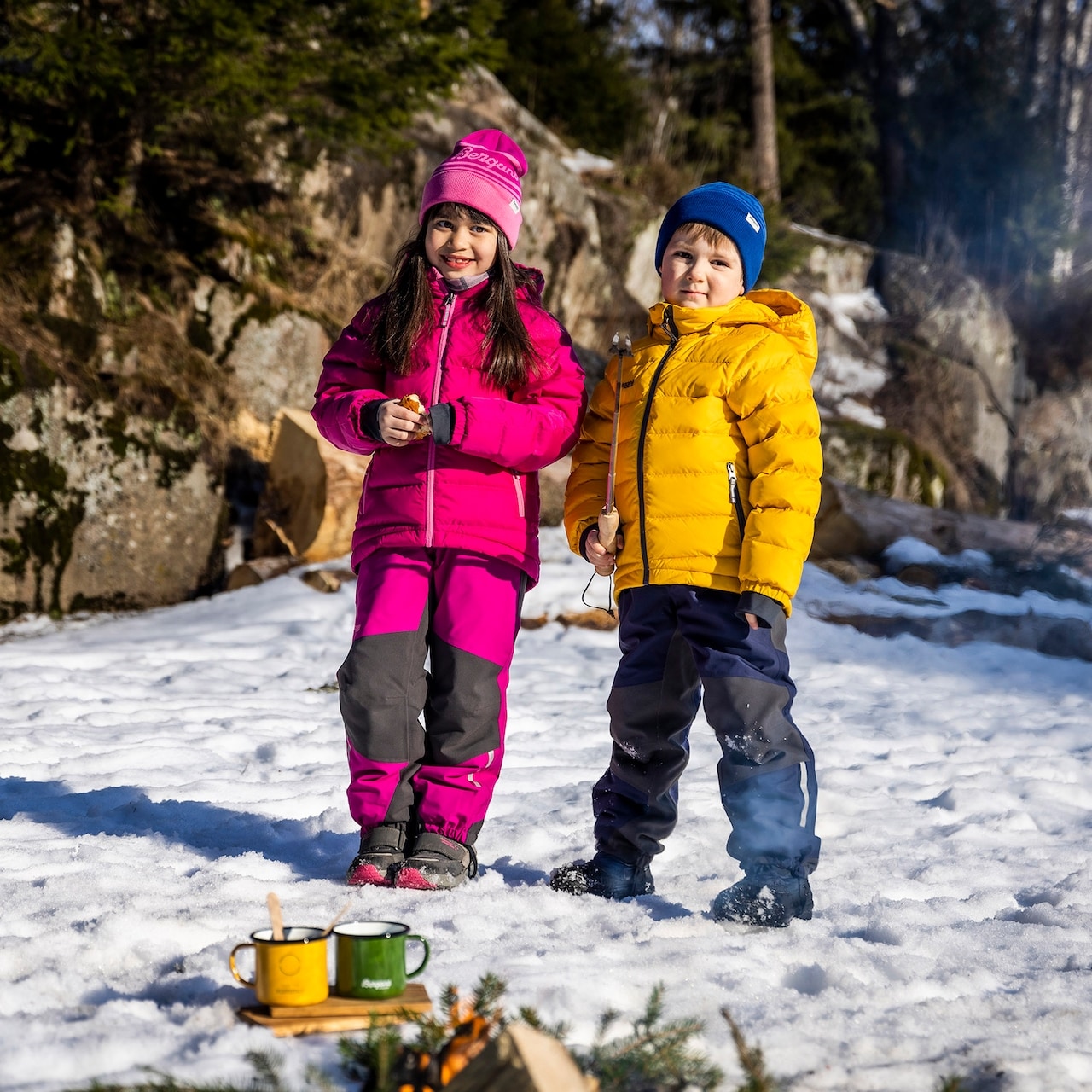 Bergans Down Kids Jacket<br>Varm og behagelig dunjakke!
